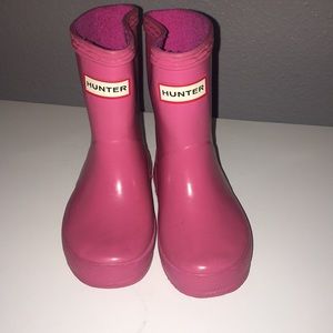 Hunter boots size 5